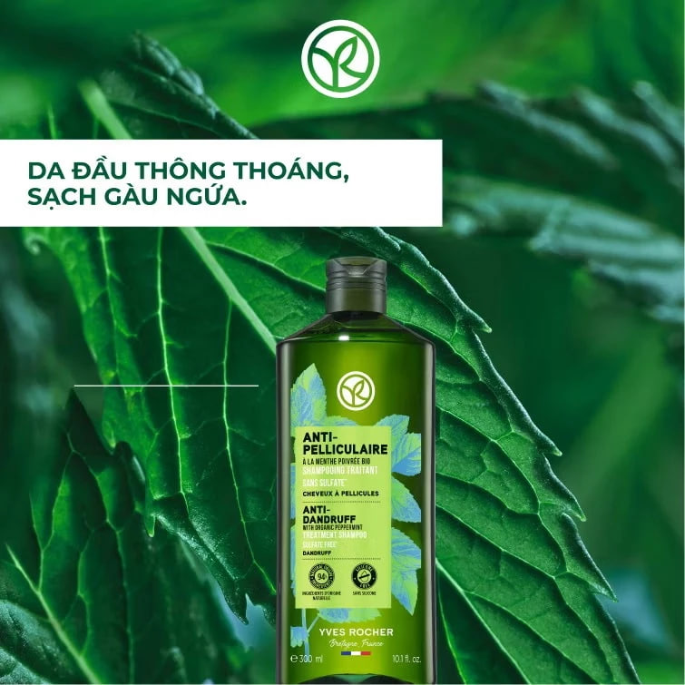 Dầu Gội Yves Rocher Shampoo 300 ml