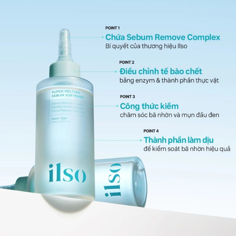 Tinh chất ủ mụn Ilso Melting Sebum Softener 150g