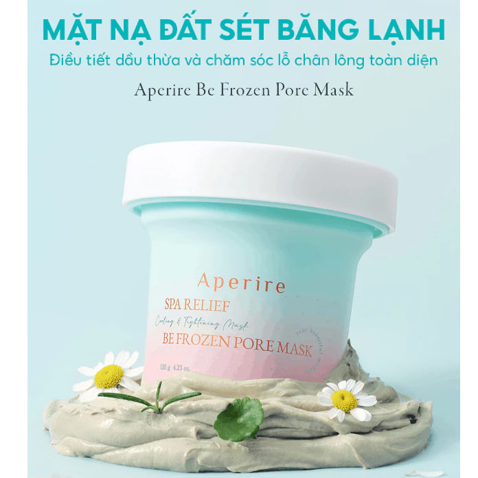 Mặt Nạ Đất Sét Aperire Spa Relief Pore Mask 120g