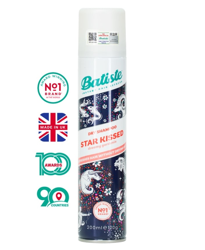 Dầu Gội Khô Batiste Dry Shampoo 200ml