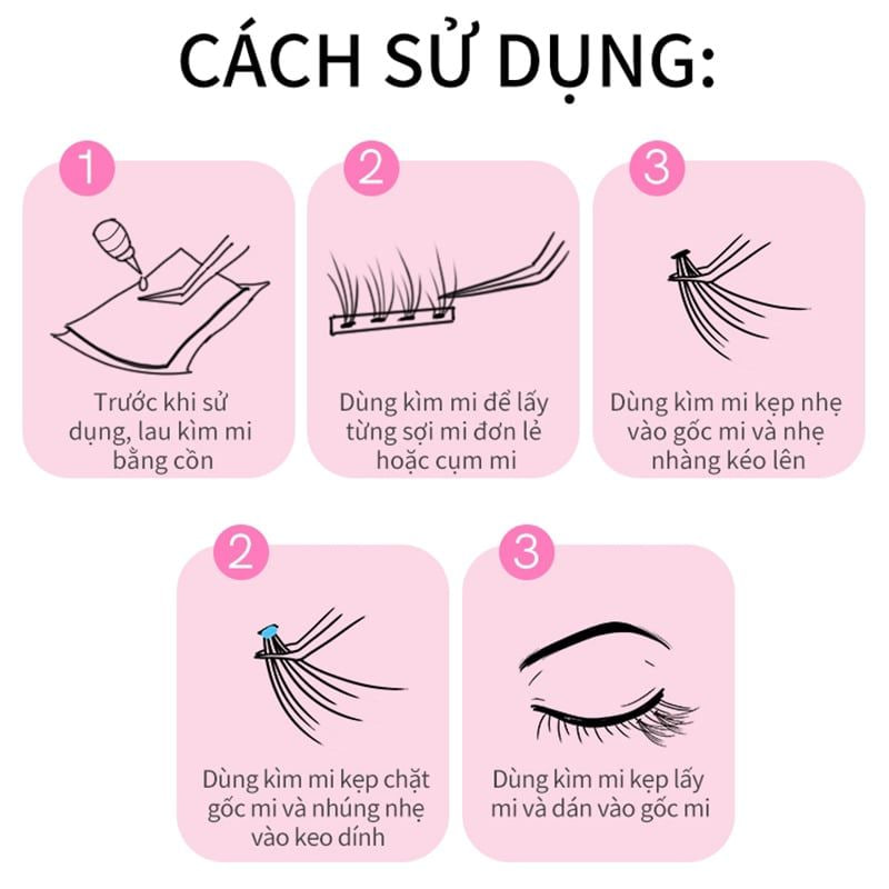 Nhíp Gắn Mi Giả Mlen Diary