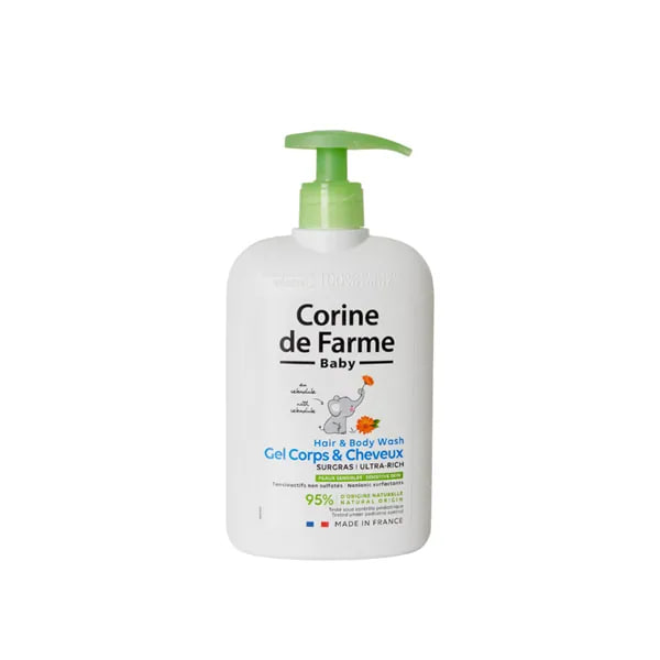 Sữa tắm gội Corine de Farme Hair & Body Wash 500ml