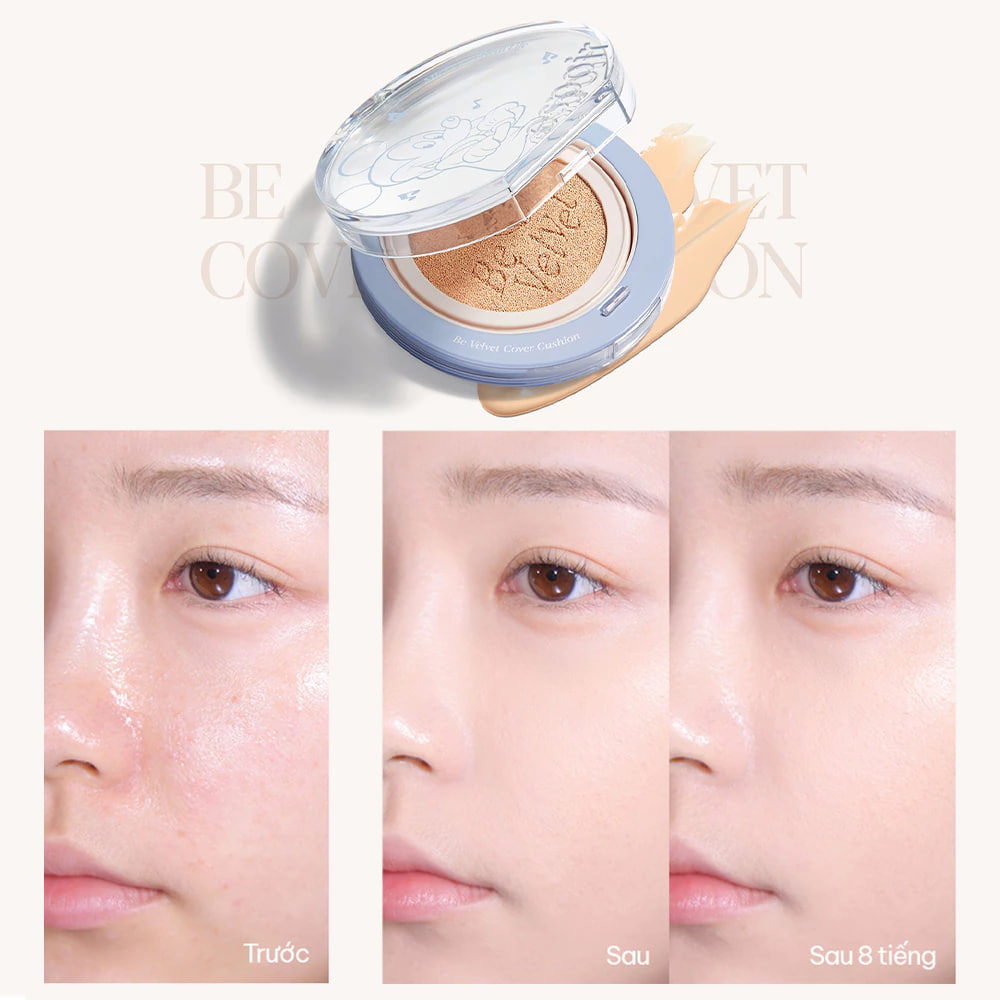 Set phấn nước Espoir Be Velvet Cover Cushion Set (Disney Edition)