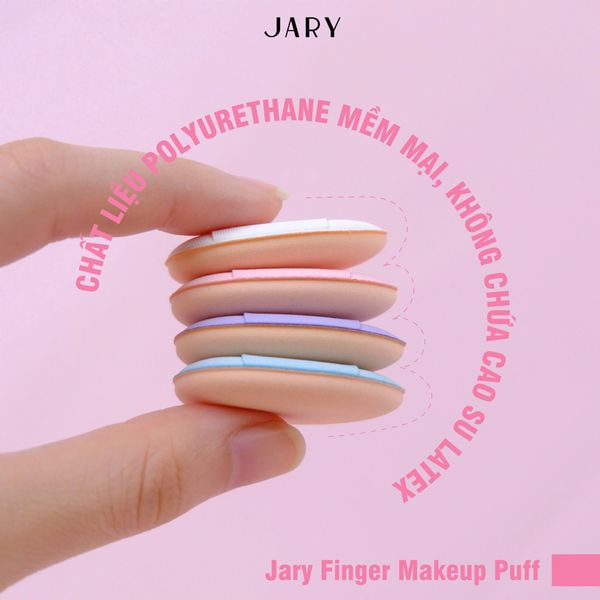 Bông mút Jary Finger Makeup Puff (Set 2c)