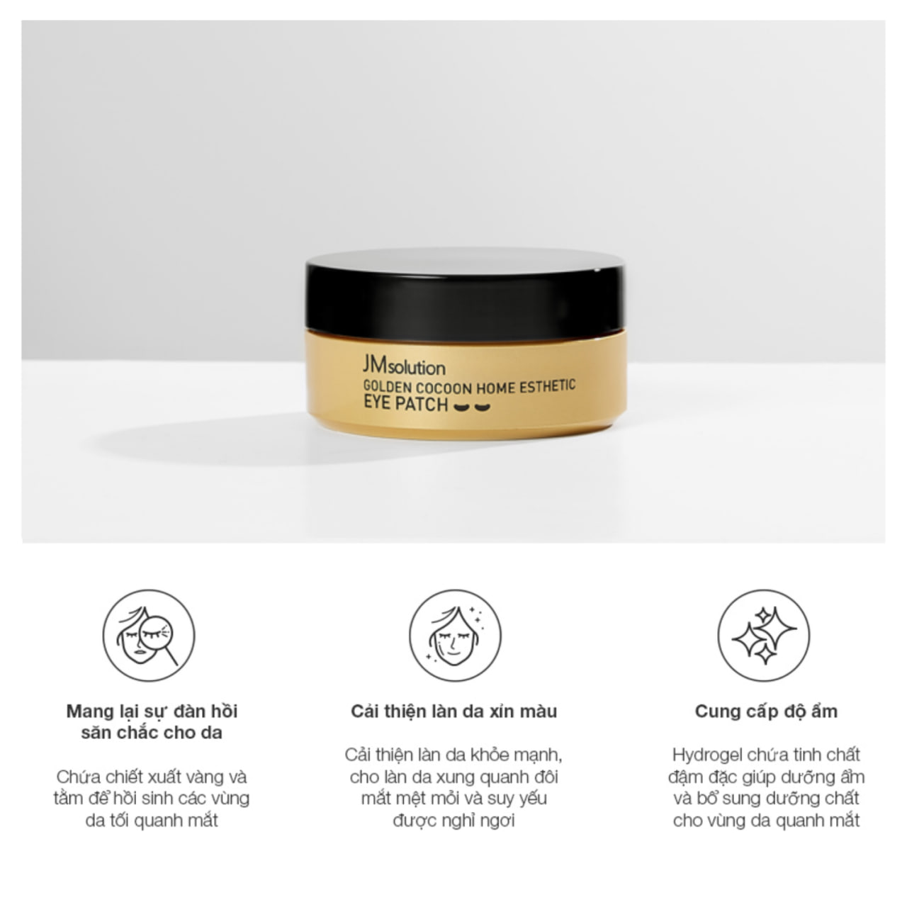 Mặt Nạ Gel Dưỡng Mắt JMsolution Cocoon Home Esthetic Eye Patch 90g