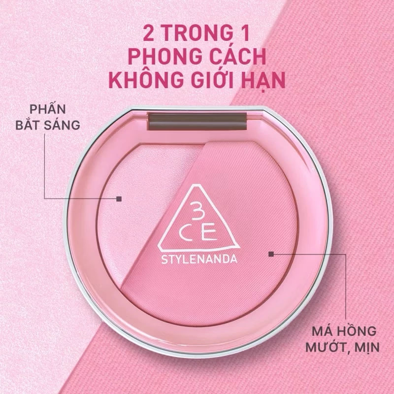 Phấn Má Bắt Sáng 3CE Blushlighter 9g