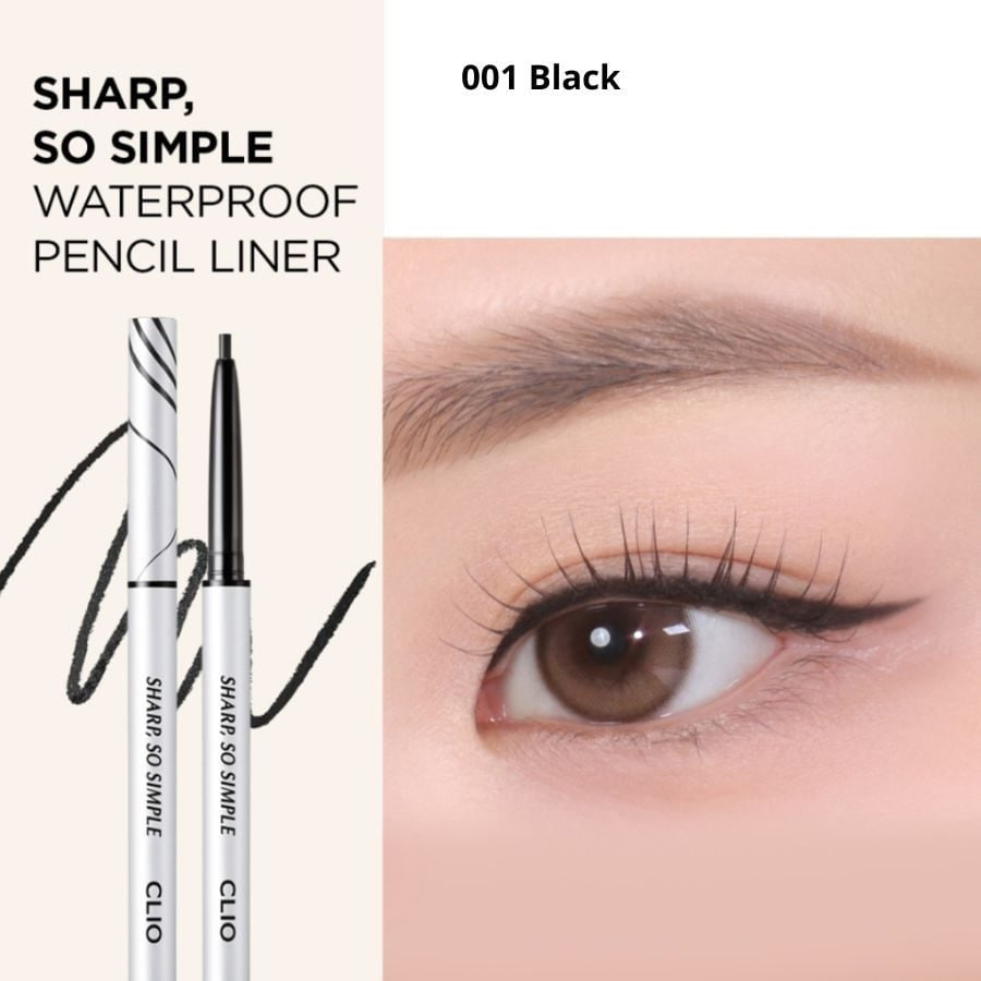 Chì Kẻ Mắt Clio Sharp, So Simple Waterproof Pencil Liner