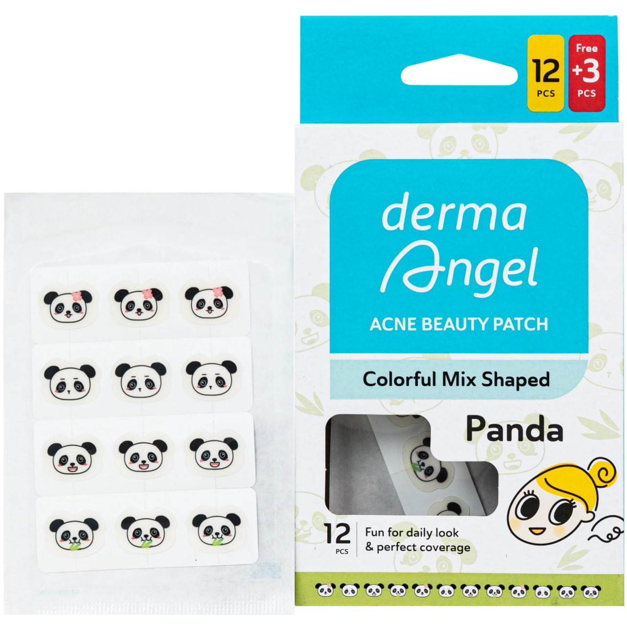 Miếng Dán Mụn Chuyên Biệt Derma Angel Acne Patch 12pcs