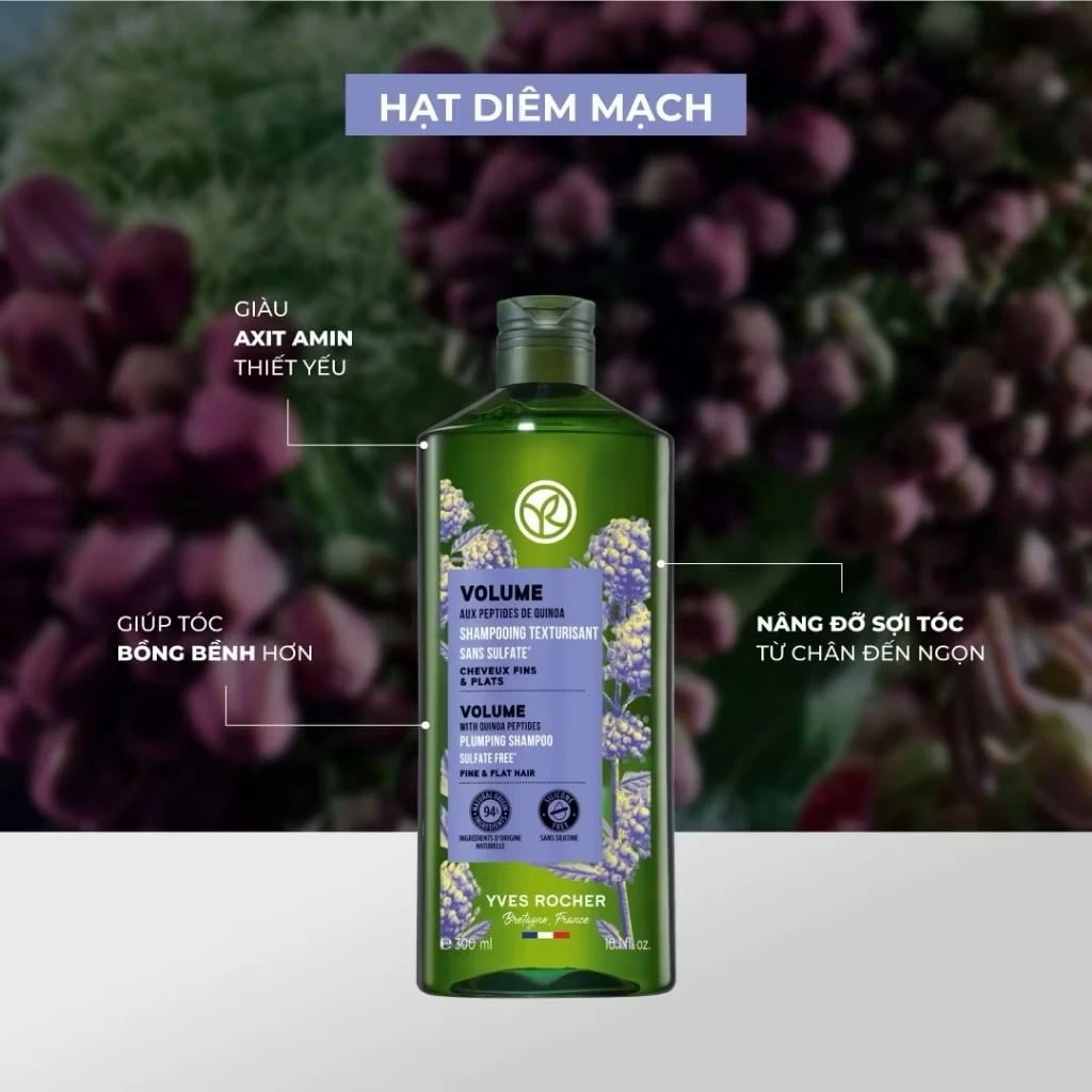 Dầu Gội Yves Rocher Shampoo 300 ml