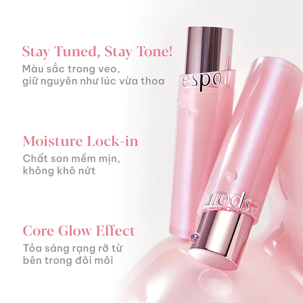Son Dưỡng Espoir Bare Glow Lip Balm 3g