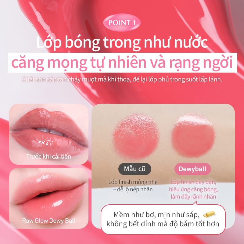 Son Dưỡng Hince Raw Glow Dewy Ball 3.5g