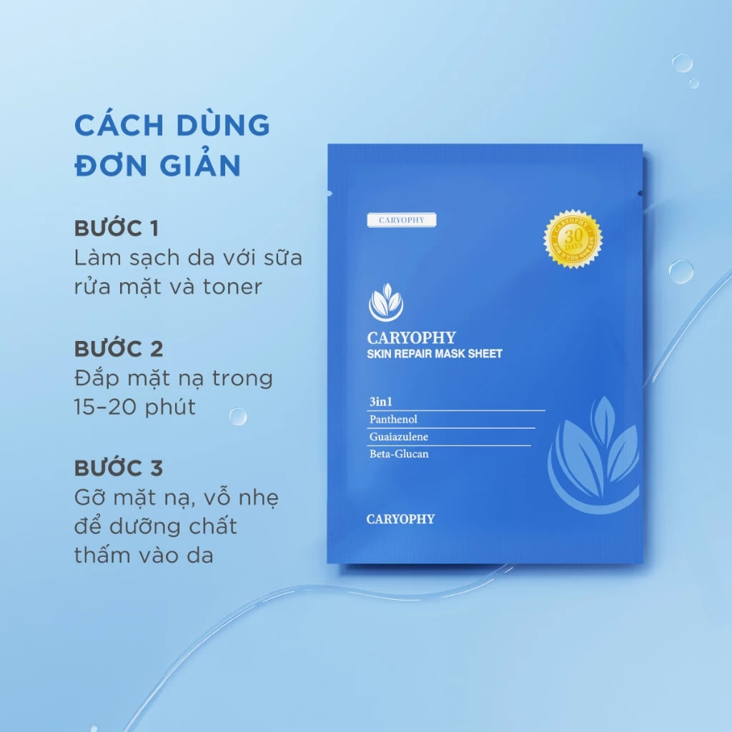 Mặt nạ giấy Caryophy Skin Repair Mask Sheet 25g