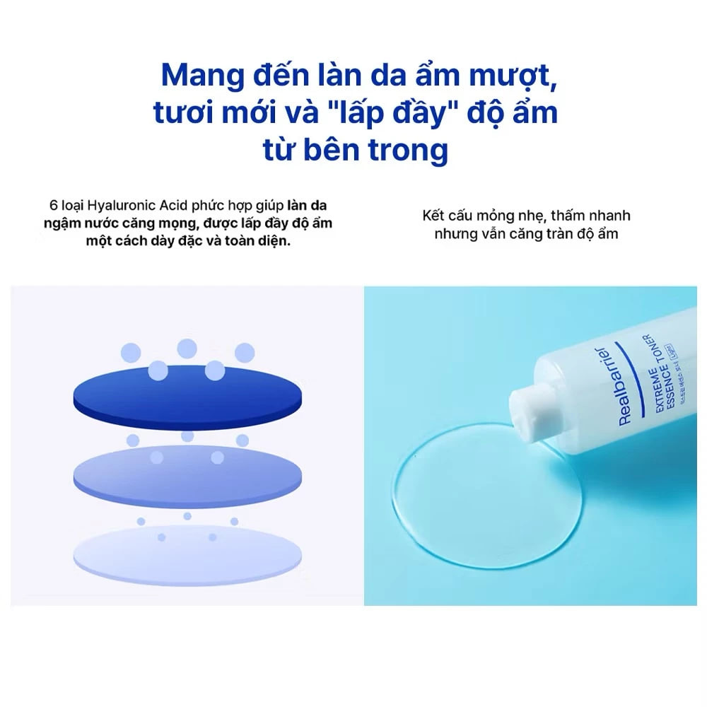 Nước Hoa Hồng Realbarrier Extreme Essence Toner 200ml