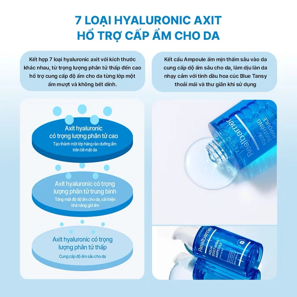 Tinh Chất Realbarrier Aqua Soothing Ampoule 50ml