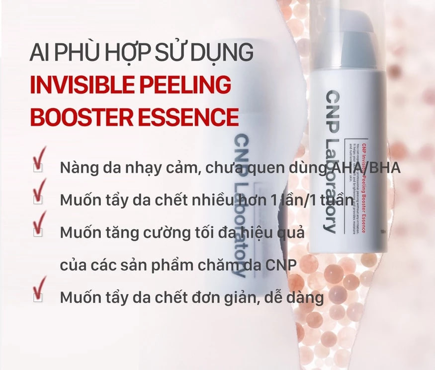 Gel Tẩy Tế Bào Chết Hoá Học CNP Invisible Peelinv Booster Essence 100ml