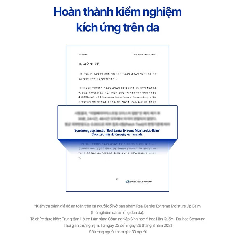 Son Dưỡng Realbarrier Extreme Moisture Lip Balm 3.3g