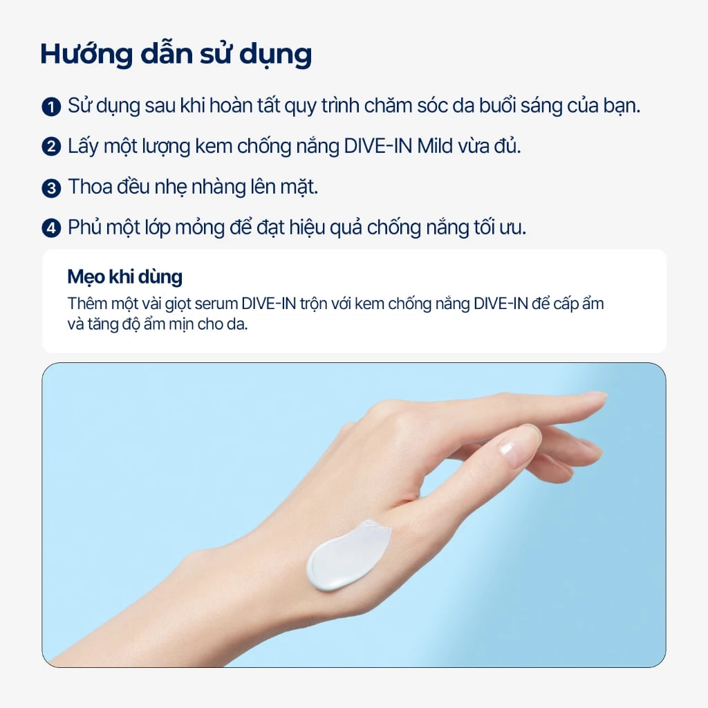 Kem Chống Nắng Torriden Dive In Mild Sun Cream SPF50 60ml
