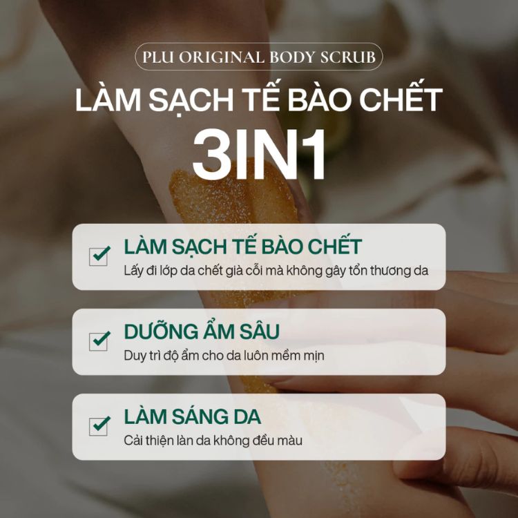 Tẩy Tế Bào Chết Cơ Thể Plu Body Scrub 200g
