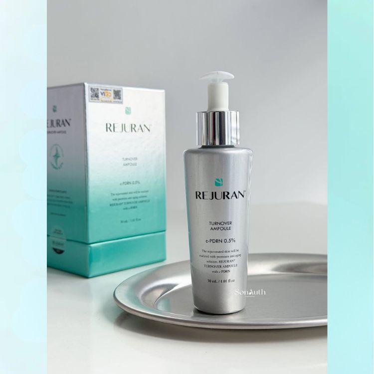 Tinh Chất Phục Hồi, Tái Tạo Da Sinh Học Rejuran Turnover Ampoule c-PDRN 0.5% 30ml