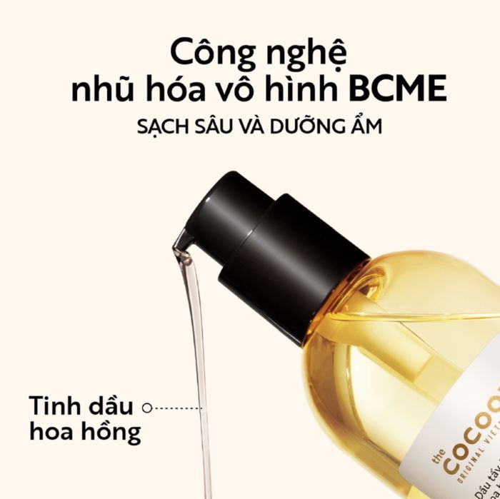 Dầu Tẩy Trang Hoa Hồng Cocoon Rose Cleansing Oil 140ml