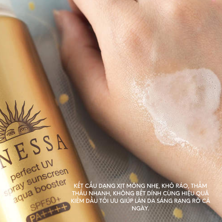 Xịt Chống Nắng Anessa Perfect UV Sunscreen Skincare Spray SPF50 60g