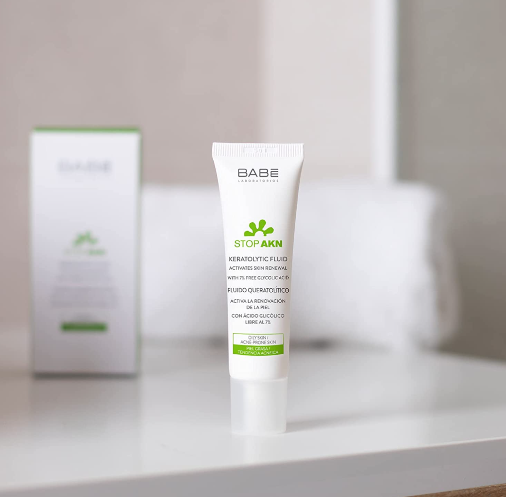 Dung Dịch Tẩy Da Chết Babe Stop AKN Keratolytic Fluid 30ml