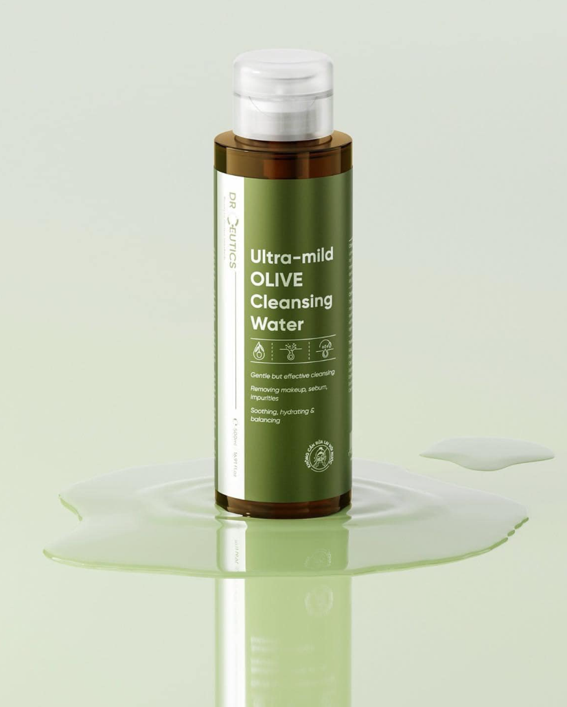 Nước Tẩy Trang DrCeutics Ultra-mild Olive Cleansing Water 500ml
