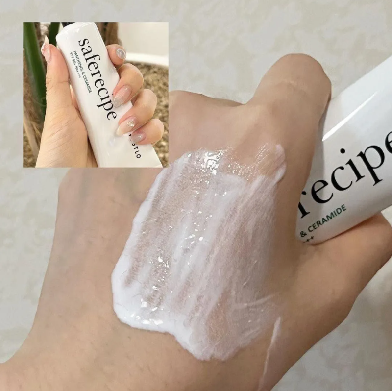 Kem Chống Nắng Pestlo Saferecipe Panthenol & Ceramide SPF50