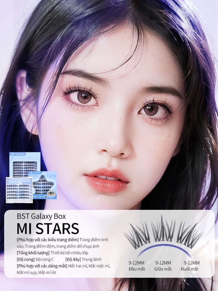 Mi Giả Mlen Diary BST Galaxy Box Mi Ngôi Sao