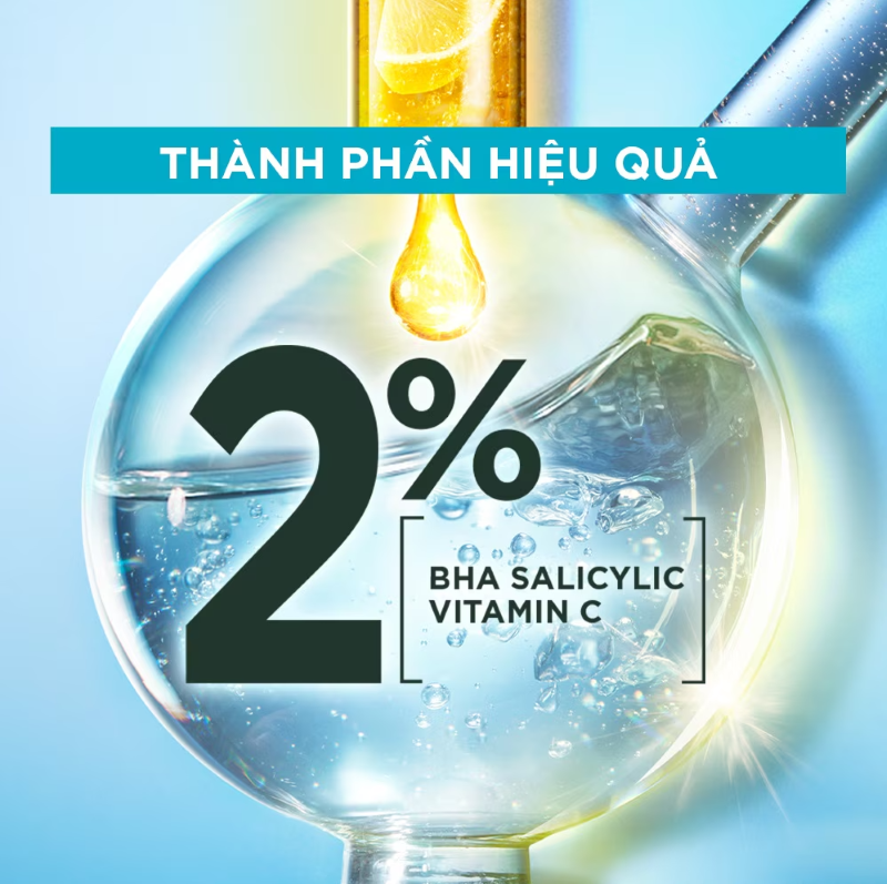 Gel Rửa Mặt Garnier Bright Complete Anti-Acne Cleansing Gel 120ml
