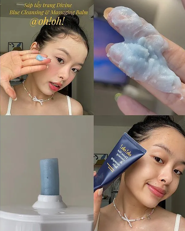 Sáp Tẩy Trang Oh! Oh! Divine Blue Cleansing & Massaging Balm 150ml (NK)