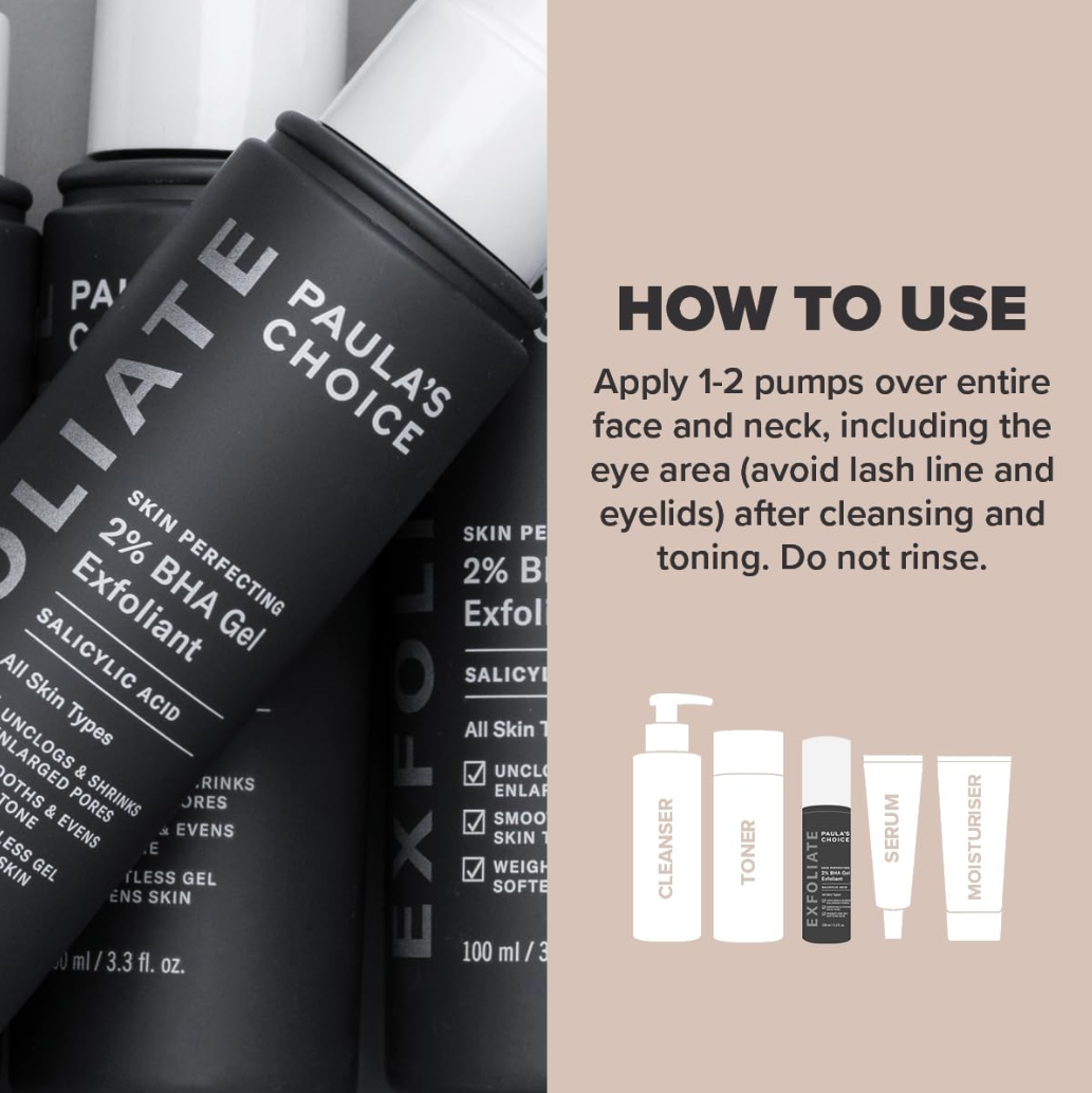 Gel Tẩy Da Chết Paula's Choice 2% BHA Gel Exfoliant 100ml