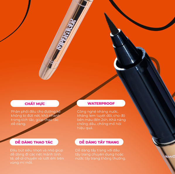Kẻ Mắt Lemonade Supertiger Eyeliner