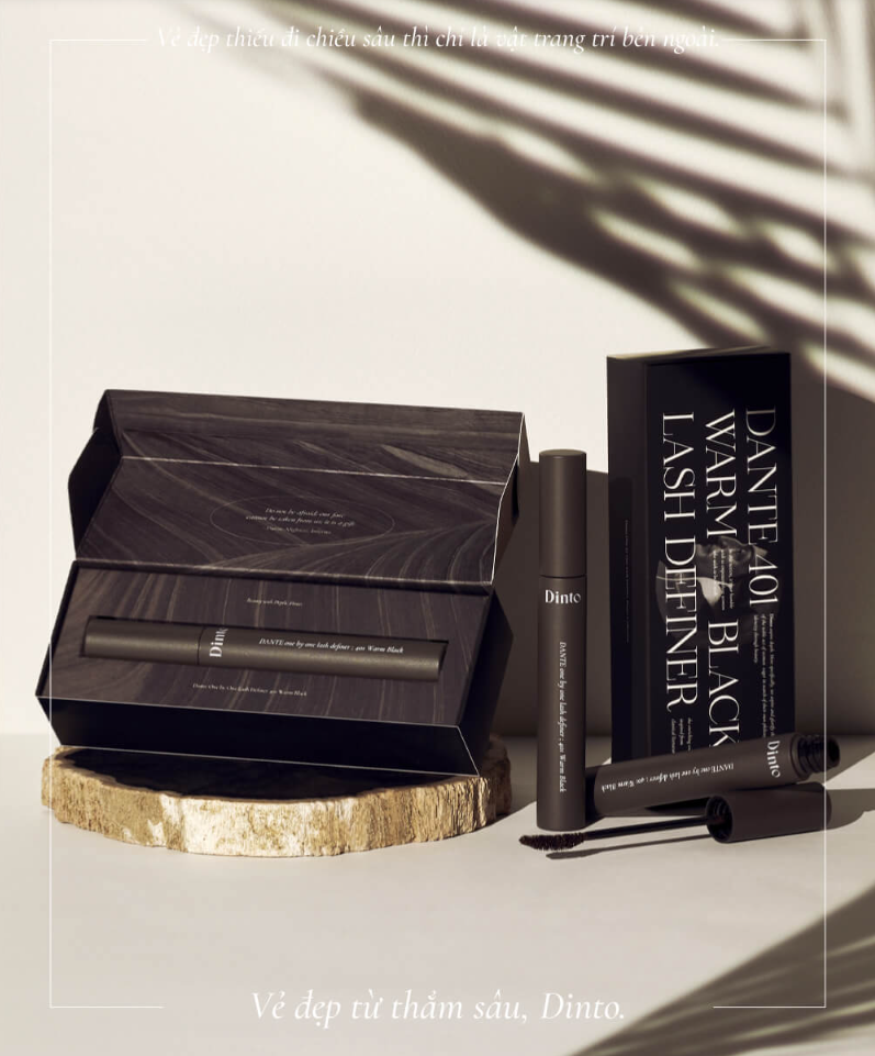 Chuốt Mi Bền Màu Dinto Dante One By One Lash Definer 401 Warm Black