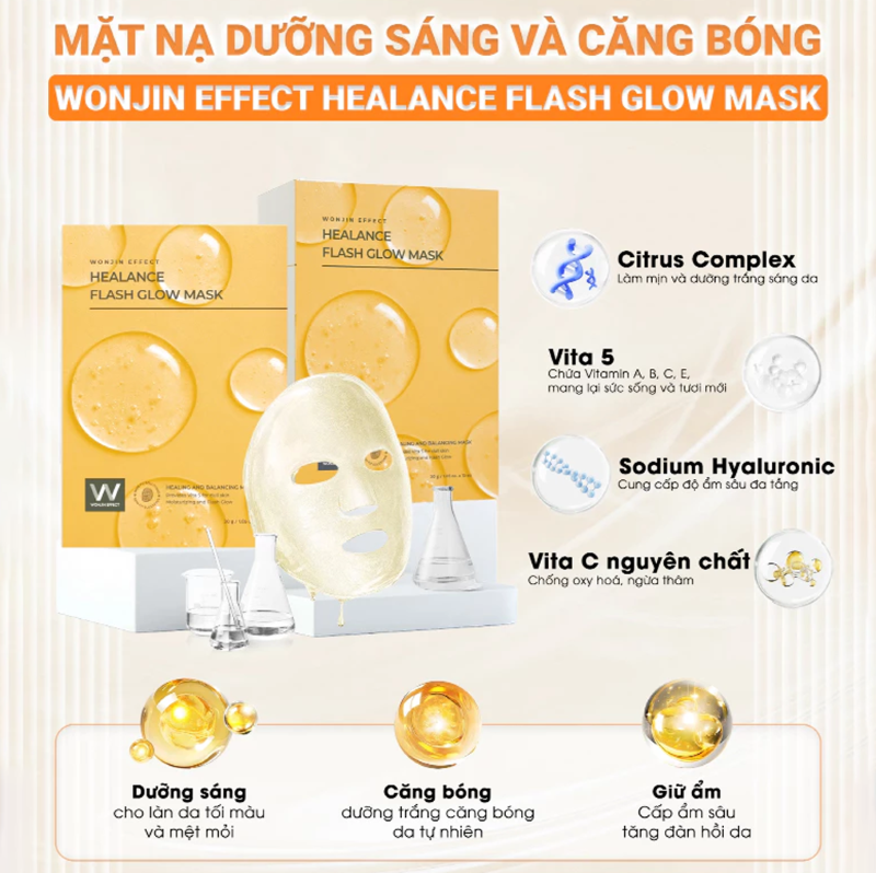 Mặt Nạ Wonjin Effect Healance Mask 30g