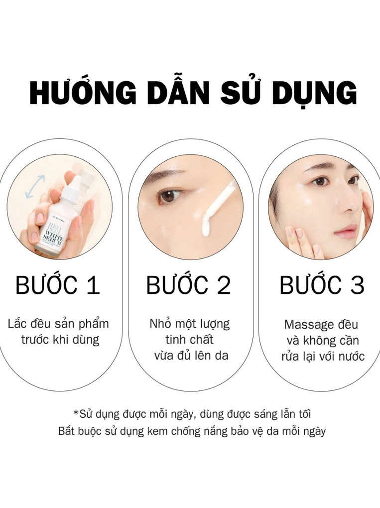 Tinh Chất So.Natural Red Peel White Serum