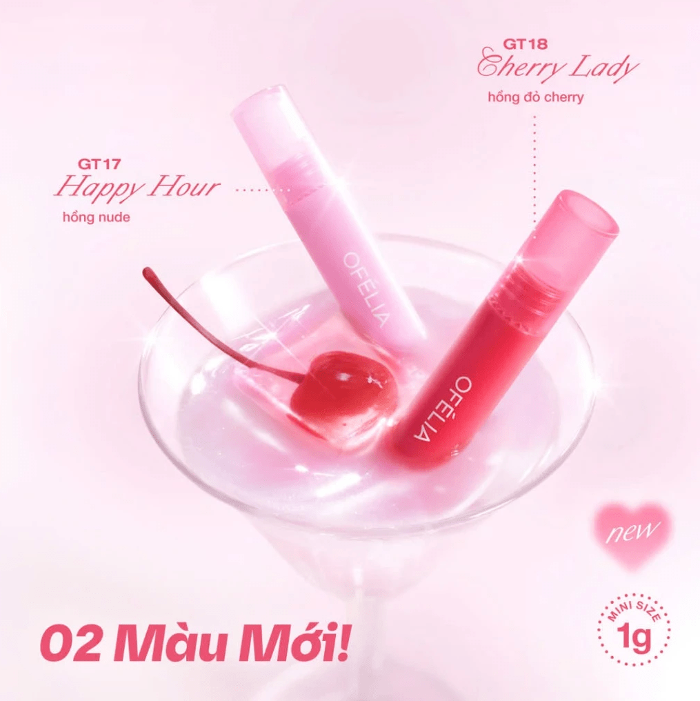 Son Bóng Ofelia Lolli Glow Tint Mini 1g