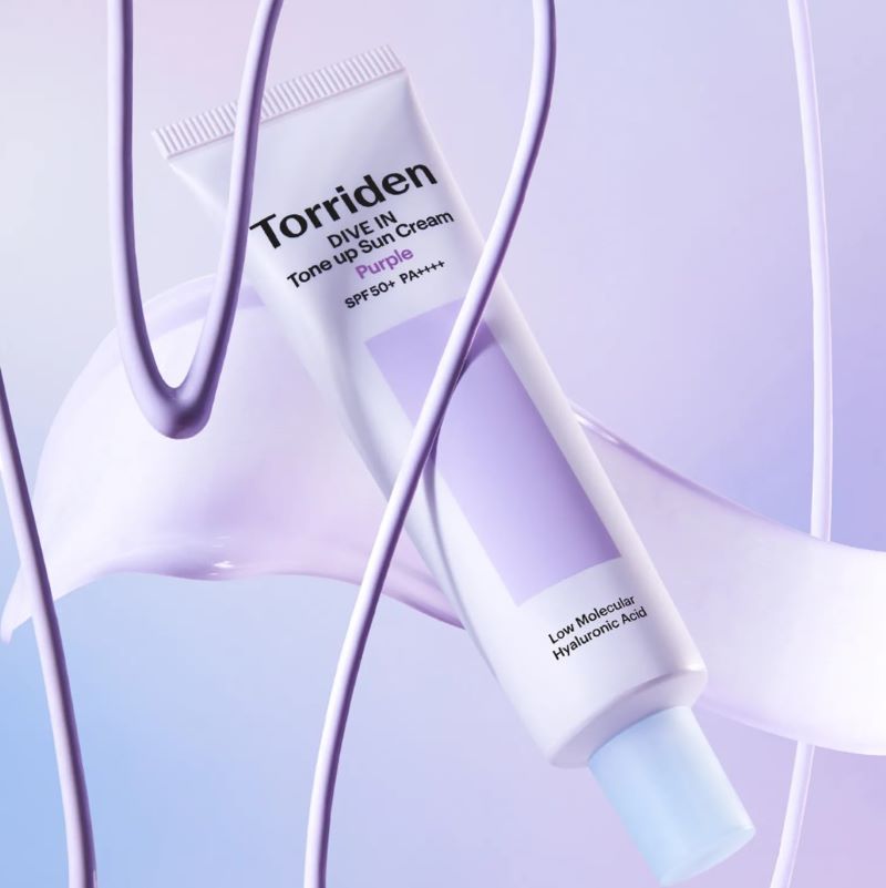 Kem Chống Nắng Torriden Dive In Tone Up Sun Cream Purple SPF50 60ml