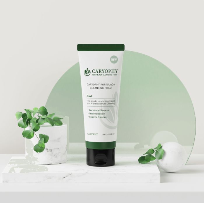 Sữa Rửa Mặt Sạch Sâu Caryophy Portulaca Cleansing Foam 150ml