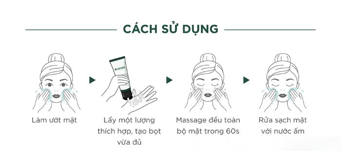 Sữa Rửa Mặt Sạch Sâu Caryophy Portulaca Cleansing Foam 150ml