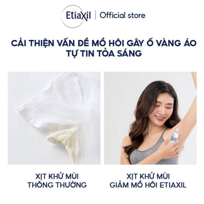 Xịt Khử Mùi Etiaxil Anti Transpirant Protection 48h Peaux Sensibles 150ml