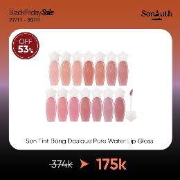 Son Tint Bóng Dasique Pure Water Lip Gloss 2.6g