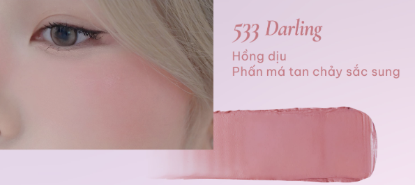 Má Hồng Dinto Peter & Wendy Collection Be My Wendy Marshmallow & Melting Blusher 6.5g