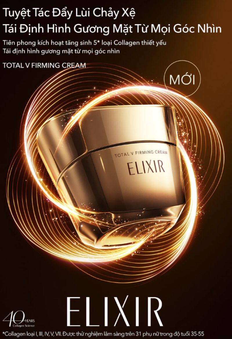Kem Dưỡng Ngăn Ngừa Lão Hoá Elixir Total V Firming Cream 50g