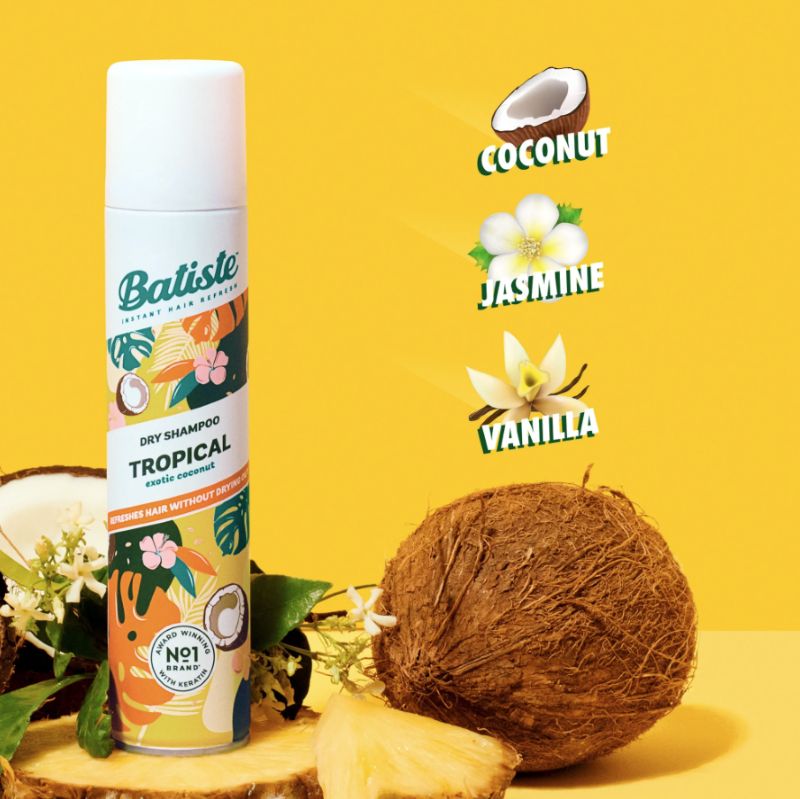 Dầu Gội Khô Batiste Dry Shampoo 200ml