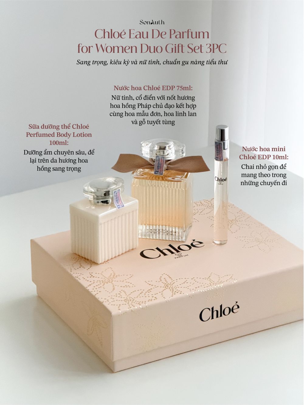 Bộ Nước Hoa Chloé Eau De Parfum for Women Duo Gift Set