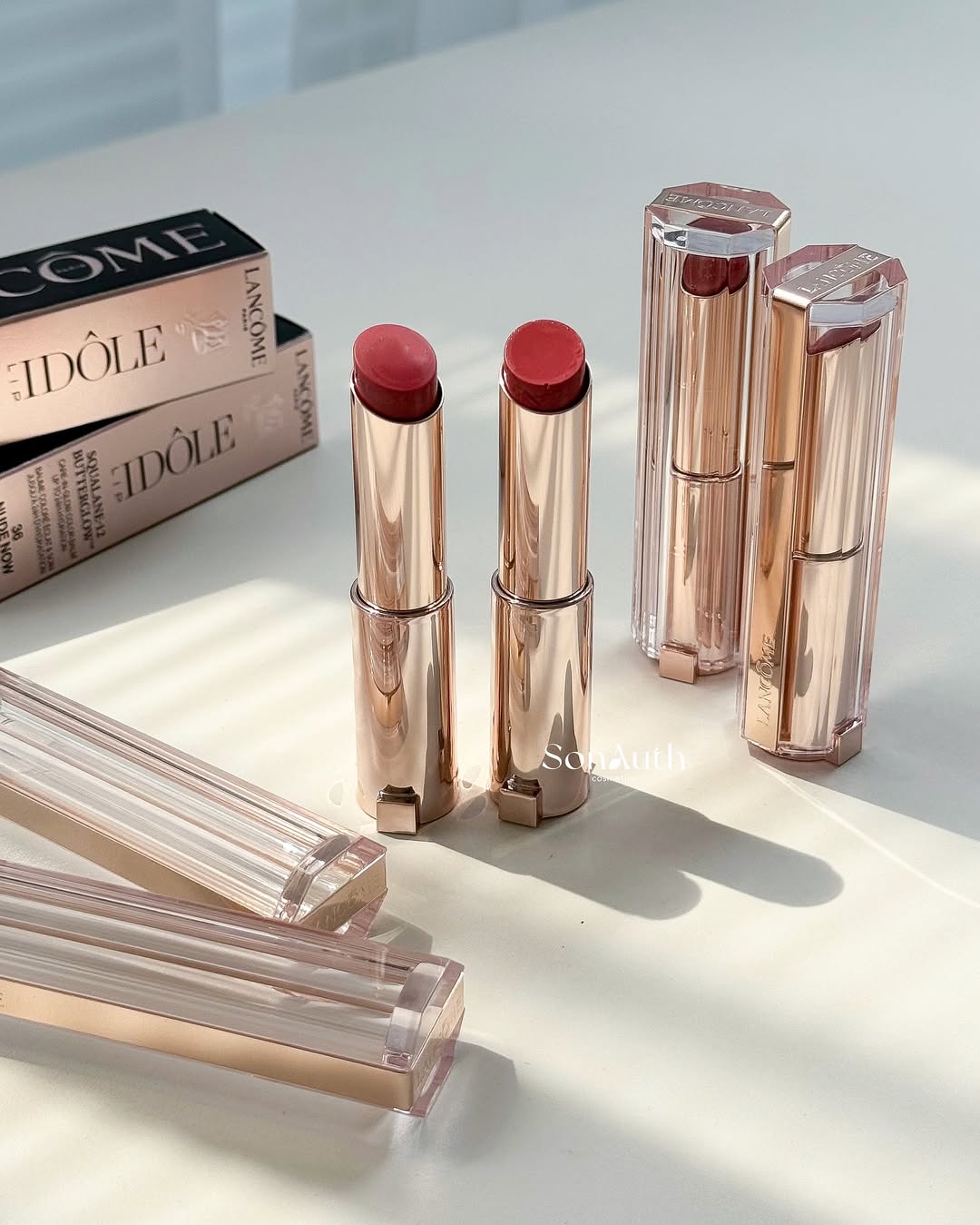 Son Dưỡng Bơ Có Màu Lancome Lip Idôle Squalane 12 Butterglow 3g