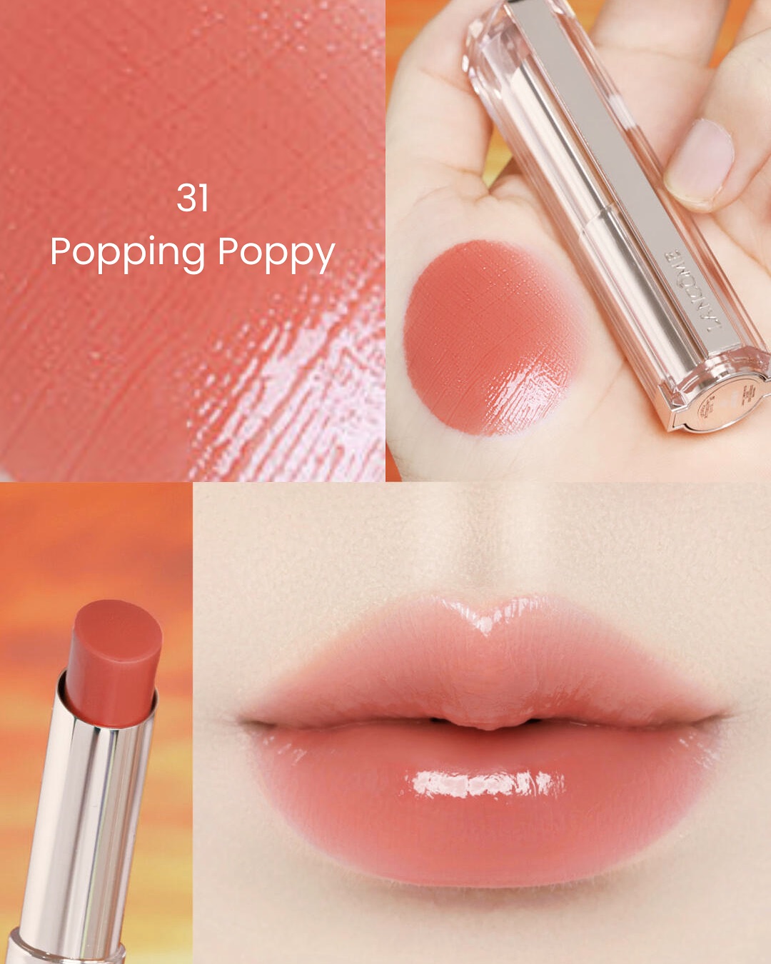 Son Dưỡng Bơ Có Màu Lancome Lip Idôle Squalane 12 Butterglow 3g