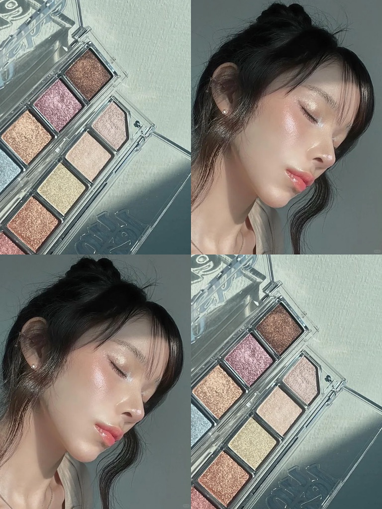 Phấn Bắt Sáng Unleashia Mood Shower Face Palette 3.5g