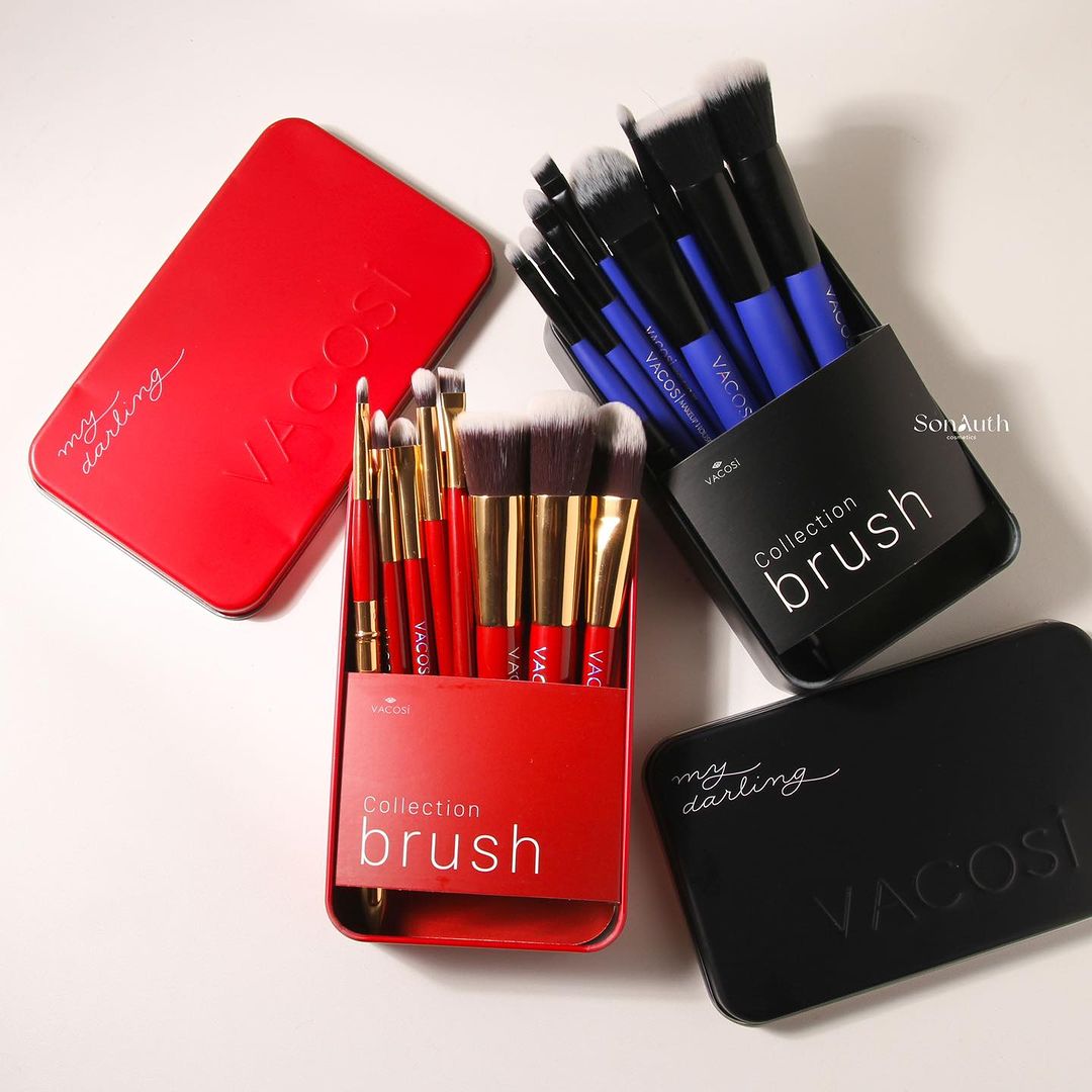 Bộ Cọ Trang Điểm Vacosi My Darling Travel Brush Set 8PCS